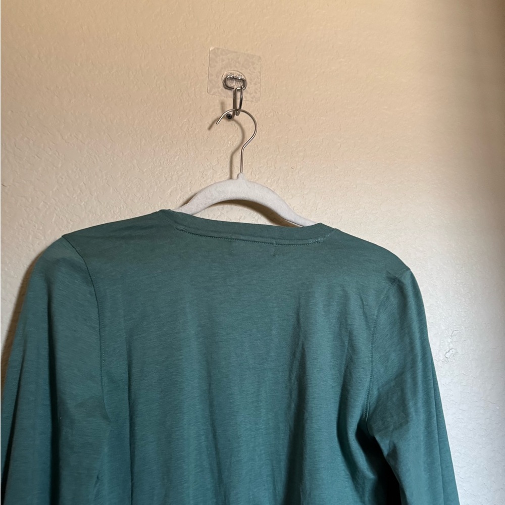 Nation LTD Olive Blouse Sz Small in Green Cardigan Cropped Knit‎ - Picture 7 of 7
